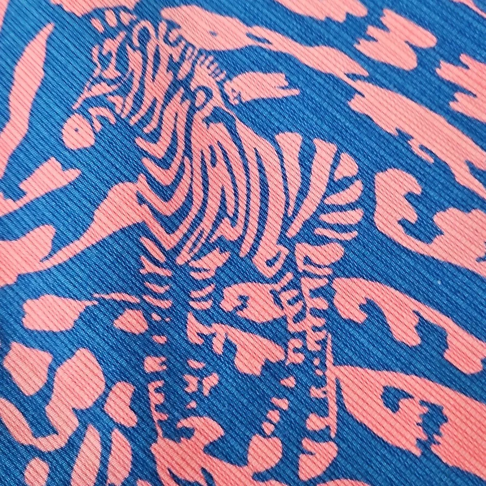Lilly Pulitzer The Callahan Shorts Zebra Pink Blue Size‎ 00